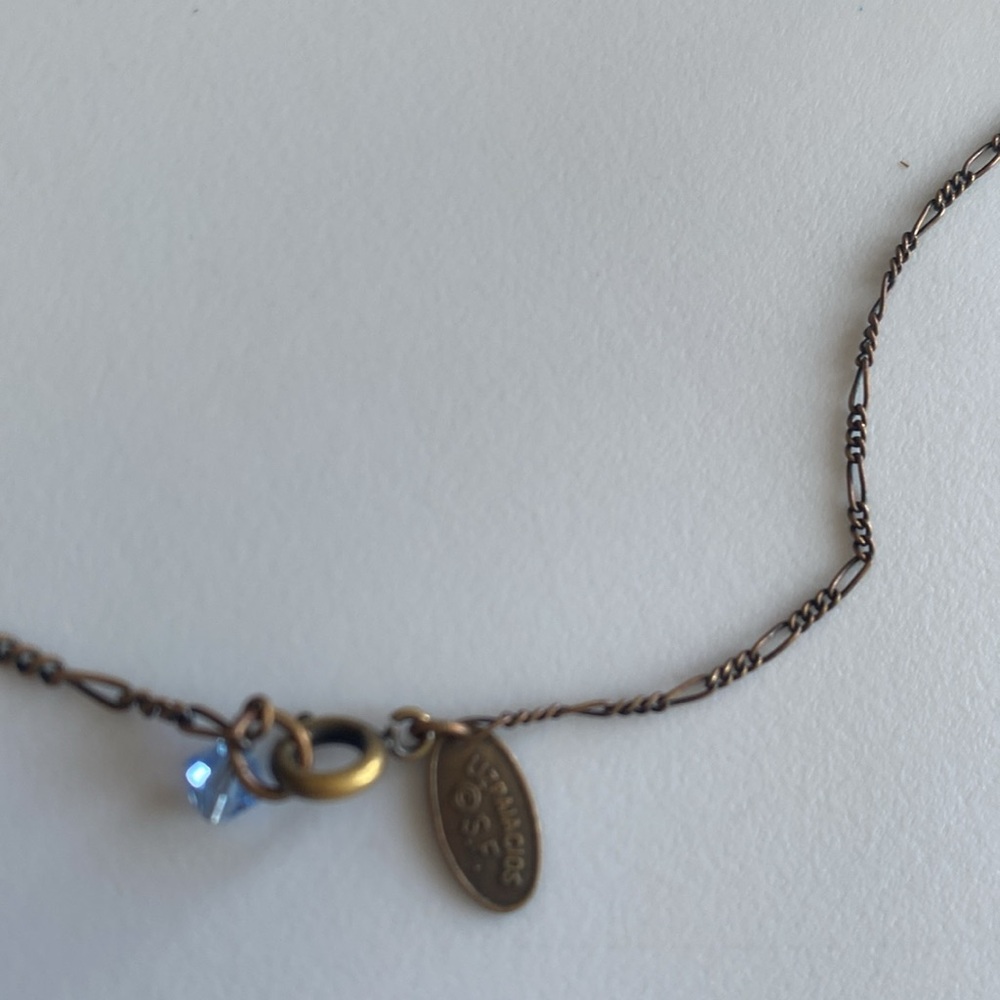 Liz Palacios Blue Crystal Floral Necklace - Picture 5 of 9